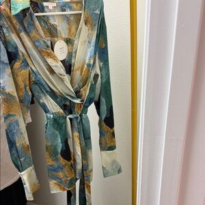 Luxxel Multicolor Abstract Romper